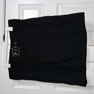 Black skirt, size 16 with belt